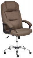 Кресло BERGAMO (хром) ткань, коричневый, 3М7-147