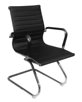Кресло для посетителей LMR-102N чёрное   