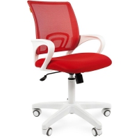 Кресло для оператора CHAIRMAN 696 WHITE/RED