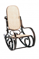 Кресло-качалка плетеное RC-8001 (Тростник) (Орех кресло-качалка)